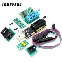 CH341A 24 25 Series EEPROM Flash BIOS USB Programmer Module + SOIC8 SOP8 Test Clip + 1.8V adapter + SOIC8 adapter DIY KIT