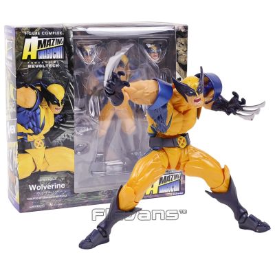 AMAZING YAMAGUCHI Revoltech NO.005 Wolverine Logan PVC Action Figure Collectible Model Toy