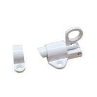 Aluminum Alloy Gate Security Latch Lock Window Pull Ring Spring Bounce Home Door Bolt Security Latch Hasp Sliding Locks Door Hardware Locks Metal film