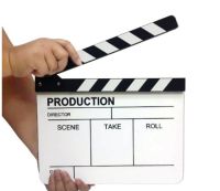 Film slate video movie