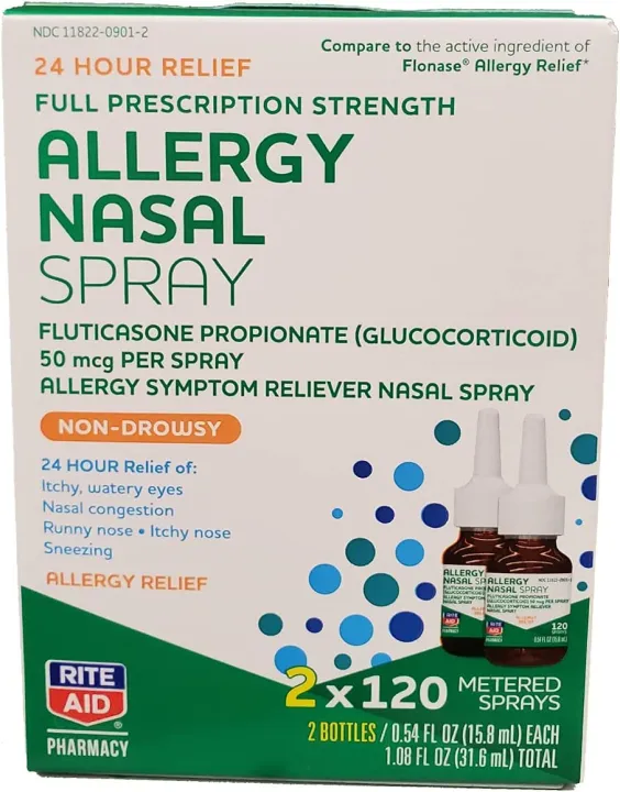 Rite Aid Allergy Relief Fluticasone Propionate Nasal Spray, 50mcg 2