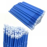 +[; 100PCS Dental Disposable Micro Applicator Brush Cotton Swab Eyelash Extension Tools Makeup Applicator Remove Tool