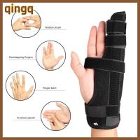 QINGQ สารปลดปล่อยโดยทันที รั้งเฝือก metacarpal อุปกรณ์สำหรับยึดให้แน่น ตัวป้องกันป้องกัน ที่รัดนิ้ว เฝือกหัก สนับสนุนการสนับสนุน Metacarpal กระดูกหักนิ้วมือทำให้เคลื่อนที่ไม่ได้ ตัวแบ่งนิ้ว