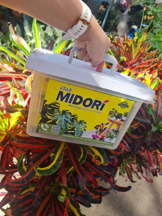 ปุ๋ยอินทรีย์-midori-set-ปุ๋ย-ขนาด-1000-กรัม-3-ถุง-พร้อมกล่องเก็บป้องกันความชื้น