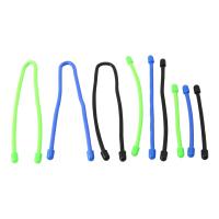 9Pcs/Set Silicone Cable Tie, Reusable Twist Tie, Cable Tie Straps, 4-Inch,6-Inch,12-Inch