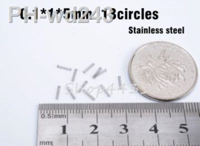 20pcs/lot 0.1x1x5mm13circles Stainless Steel Compression Springs Hardware DIY Miniature spring Soft wire spring