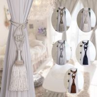 【LZ】☾✒  Fenghuangwu-Handmade Tassel Cortina Tiebacks Acessórios do quarto Cortina Titular Corda Holdback Home Decor 2pcs