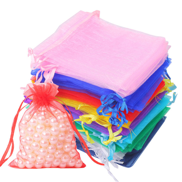 50ชิ้น-ถุงปรับ-drawstring-organza-กระเป๋าเครื่องประดับบรรจุภัณฑ์ถุงขนมแต่งงานกระเป๋าขายส่งถุงของขวัญ