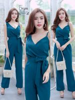 Jumpsuit จั้มสูทสายเดี่ยวไหล่เดียว ขายาว M-075