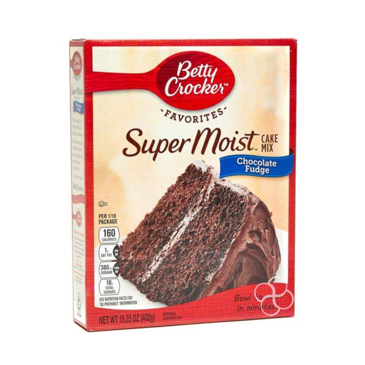 Betty Crocker Super Moist Chocolate Fudge Cake Mix 432g | Lazada PH