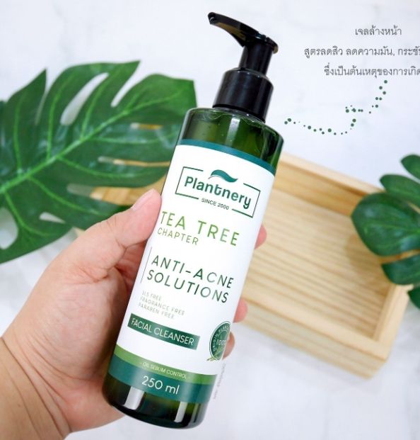 plantnery-tea-tree-facial-cleanser-250ml-แพลนท์เนอรี่-เจลล้างหน้าที-ทรี-สูตรช่วยลดสิว-และควบคุมความมัน-บอกลาปัญหาสิว