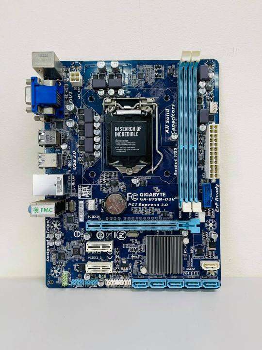 GIGABYTE GA B75M-D2V Desktop 3RD GEN Motherboard B75 Socket LGA 1155 i3 ...