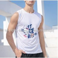 ↂ☫ Badminton uniform Korean version training 2023 new summer men and womens quick drying comfortable sleeveless top breathable and sweat absorbing sports competition uniform