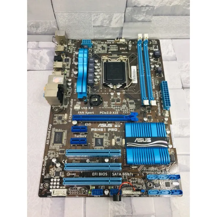 【Cash sa paghahatid】 ASUS P8H61 PRO Desktop 2nd GEN Motherboard H61 ...