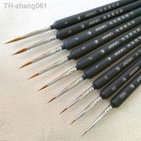 3/5/6/9PCS Miniature Paint Brush Set Professional Nylon Brush Acrylic Painting Thin Hook Line Pen Art Supplies Hand Painted A3