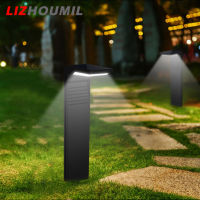 LIZHOUMIL Solar Garden Lights Outdoor Ip64 Waterproof High Brightness Adjustable Light Control Induction Lawn Lamp