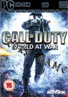 call of duty world at war แผ่นเกมส์  เกมส์คอมพิวเตอร์  PC โน๊ตบุ๊ค