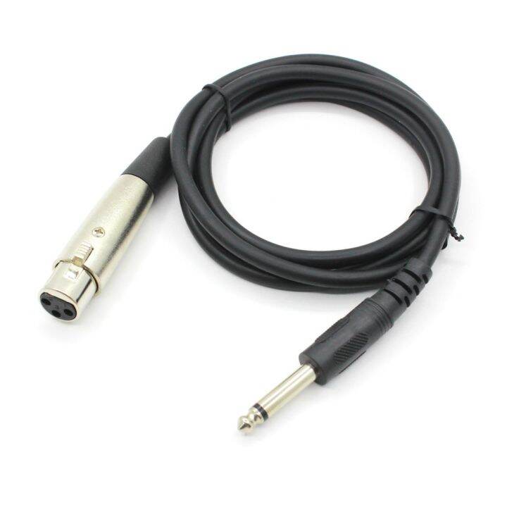 1-5m-3m-5m-10m-สายไมโครโฟนสายไฟ-xlr-female-to-jack-6-35-มม