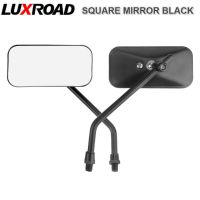 Motorcycle Rearview Side Mirror Universal 10mm Square Motorbike Scooters Rear Side Mirror Black Chrome Motorcycle Accessories Mirrors