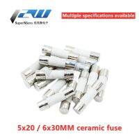 【YF】 10 Pcs/Lot  Fast blow Ceramic Fuse 5mm x 20mm 6x30mm T 0.5A 1A 2A 3A 5A 6A 8A 10A 13A 15A 20A 30A 250V Car Cigar Microwave Oven