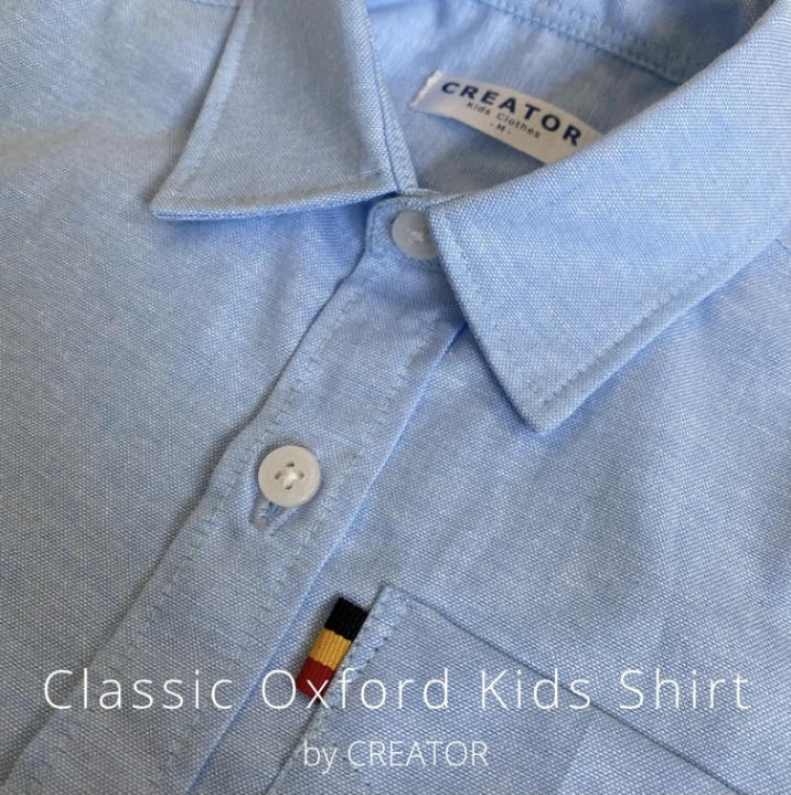 เสื้อเชิ้ตเด็กเล็กแขนสั้น-ผ้า-oxford-classic-oxford-kids-shirt-เสื้อเชิ้ตเด็ก-เสื้อเด็ก-เสื้อเด็กชาย-เสื้อเชิ้ตเด็กชาย