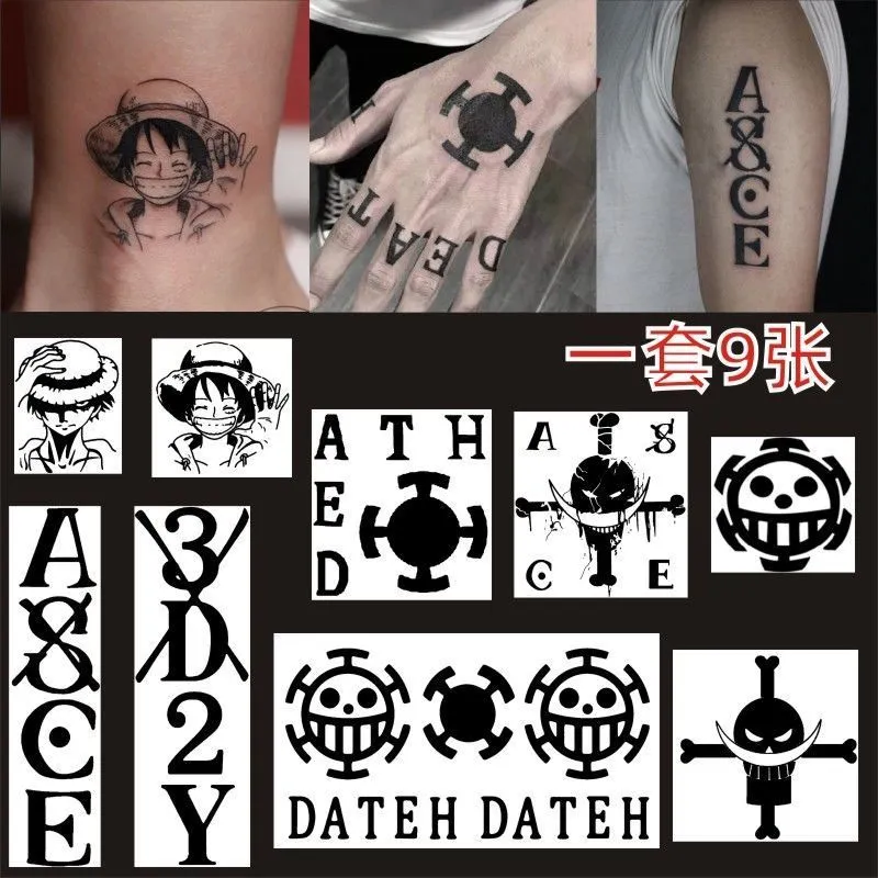 Popular Cartoon Herb Luffy Brothers Sleeve Leg Tattoos Waterproof Durable Dark Animation Luffy Brother Group Ankle Tattoo Sticker | Lazada PH Popular Cartoon Herb Luffy Brothers Sleeve Leg Tattoos Waterproof Durable Dark Animation Luffy Brother Group Ankle Tattoo Sticker | Lazada PH