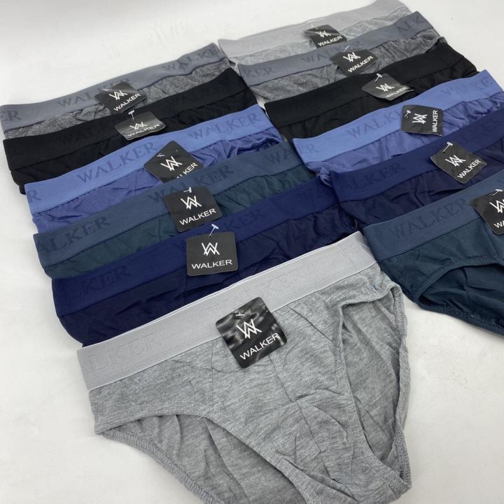 COD 6/12Pieces Men's Brief Underwear Cotton Fashion High Quality Briefs ...