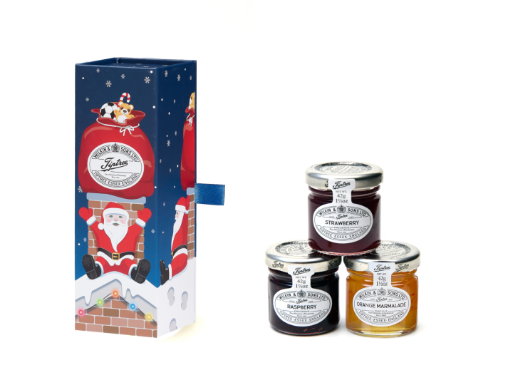 Tiptree Santa Mini Jams 42gx3 (expiry Date: December 31, 2024) 