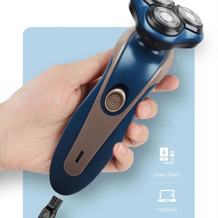 new-4d-high-quality-men-39-s-floating-head-electric-shaver-beard-trimmer-usb-rechargeable-waterproof-razor-shaving-machine-for-men