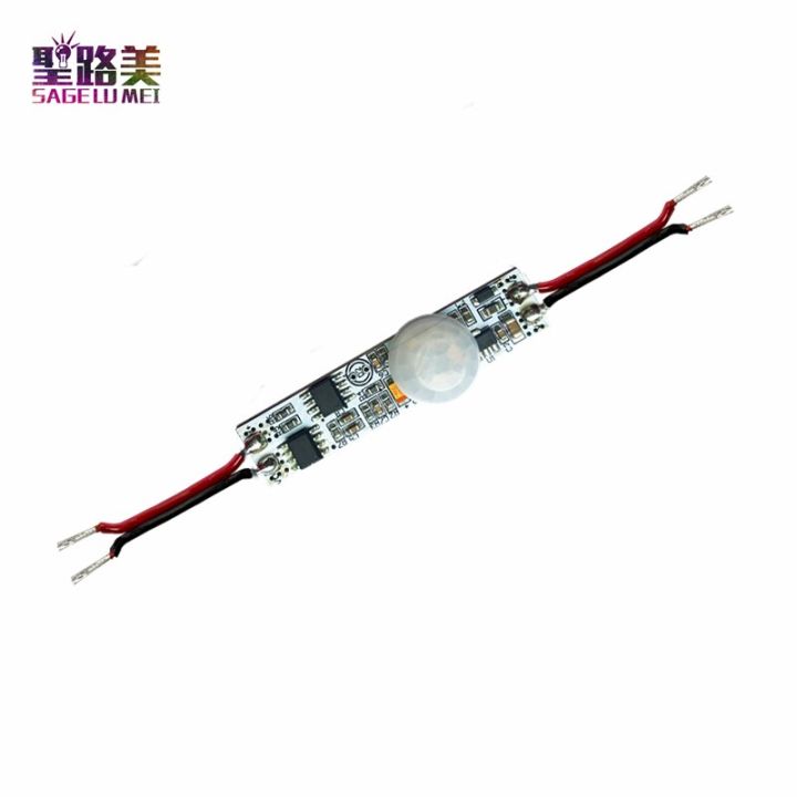 worth-buy-e1-r-12v-24v-dc-pir-เอาท์พุทสวิทช์การเคลื่อนไหว3a-36w-72w-สำหรับ5m-เดี่ยวสีแอลอีดีริบบิ้นเทปแถบไฟ