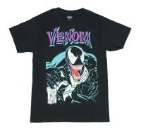 Marvel Comics VENOM ภาพโลโก้ spiderandman Mens T เสื้อ S-2XL