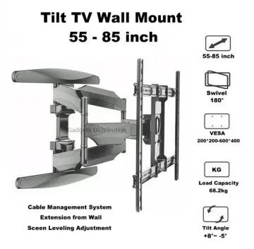 UNHO Swivel Tilting TV Wall Mount Bracket for 32-85 inch TV LED LCD Screen  VESA