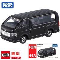 Takara Tomia Tomica 1/64โตโยต้าไฮเอซยานพาหนะดายแคสโลหะสีดำรถรุ่นไม่มี #113