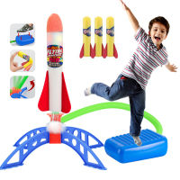 Kids Air Power Rocket Toys Indoor Outdoor Rocket Launcher Kids League Launchers Step Pump Skittles Children Family Game Toy