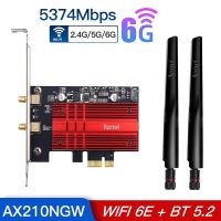 Dual Band 2.4Gbps ไร้สาย Wifi 6อะแดปเตอร์ AX210บลูทูธ5.2 802.11Ax เดสก์ท็อป Pcy-e การ์ด Wifi สำหรับ AX200NGW การ์ดระบบเครือข่ายแบบ Wlan