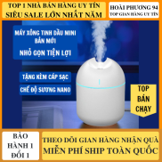 Máy Tạo Độ Ẩm Phun Sương Mini Xông Tinh Dầu Phòng Ngủ 3 Chế Độ Phun Sương