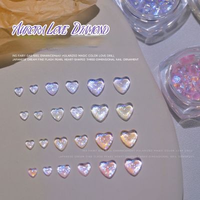 【CW】 30/40Pcs 1 Bottle Sticker Rhinestones Flat-Bottom Mixed Mnaicure  amp;x amp;