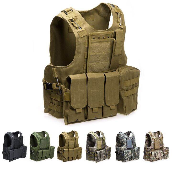 Outlife Usmc Airsoft Cs Military Molle Combat Assault Plate Carrier