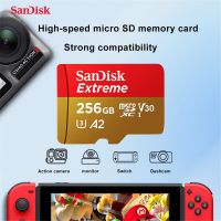 Sandisk การ์ดหน่วยความจำแบบเดิมไมโครการ์ด SD สุดขีด A2 A1 V30 U3แฟลชการ์ดขนาด64GB 32การ์ด GB TF 128GB เมมโมรี่ไมโคร SD สำหรับโดรน DJI