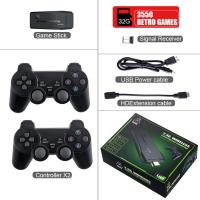 Wireless Video Game Console 4K HD 100003000+ Games 6432GB Retro Classic Family TV Game Support 2 Players PS1ATARIMAMEFCGBA