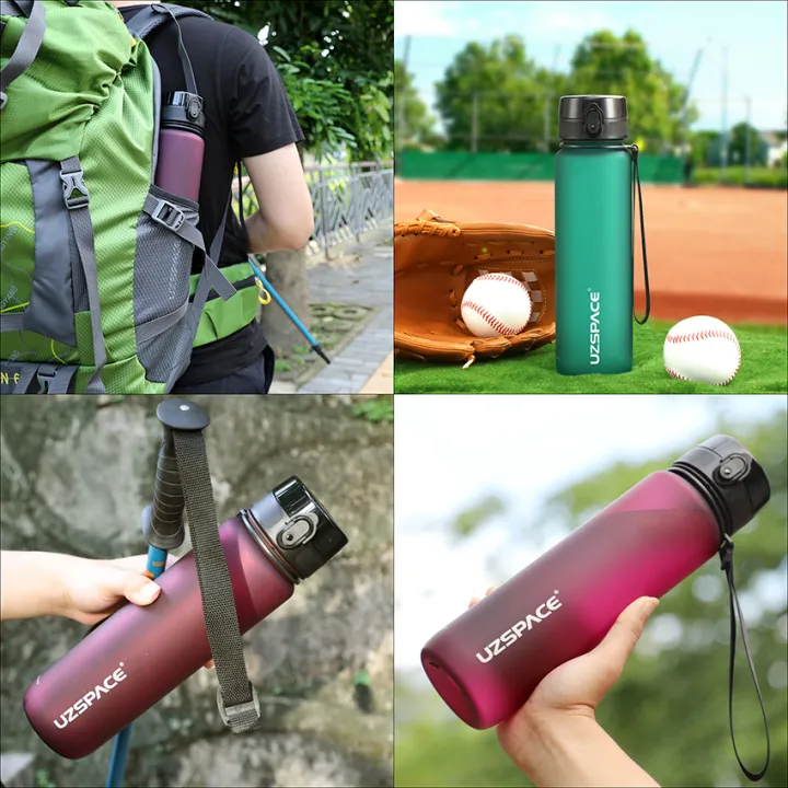 new-1000ml-sports-water-bottle-bpa-free-portable-leak-proof-shaker-bottle-plastic-drinkware-outdoor-tour-gym-free-shipping-items