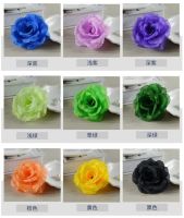 【LZ】♝☋﹍  Artificial Rose Flower Heads para decoração flores falsas casamento festa de aniversário natal halloween ano novo festival bricolage 8cm 30pcs