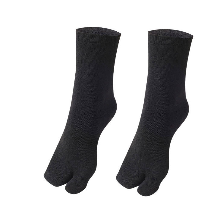 ถุงเท้ากีฬาสำหรับผู้ชาย-ระบายอากาศได้ดีสำหรับถุงเท้าผ้าฝ้ายห้านิ้วเท้าวิ่ง