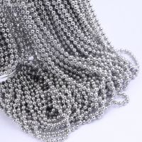 5meters/Roll Stainless Steel Ball Chain Bulk Diy Jewelry Chains For Pendant Necklace Making 1.5mm 2.0mm 2.4mm 3.0mm