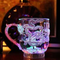 【CW】✼○❉  Color Change Activated Mug Cup Flashing Up Beer