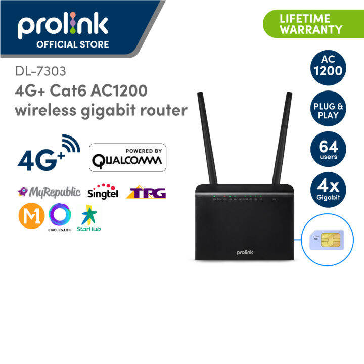 [Home/ Office/ Shop Double the Speed] Prolink DL7303 Smart 4G+ LTE