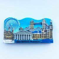 British Landmark Building Tourism Commemorative Decorative Crafts Hand-Painted Magnetic Refrigerator Stickers Collection Companion Gift 【Refrigerator sticker】✶◎✧