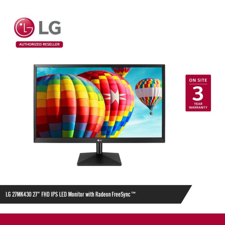READY STOCKS!] LG 27MK430 27 INCH FHD IPS LED Monitor with Radeon