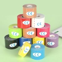 Kinesiology Tape Muscle Bandage Sports Cotton Elastic Adhesive Strain Injury Tape Knee Muscle Pain Relief Stickers