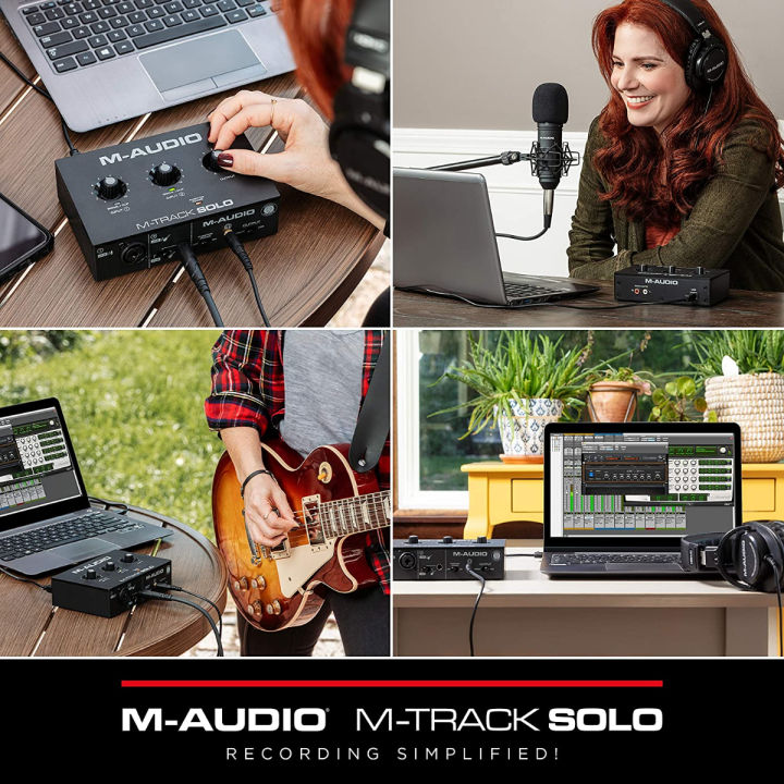 m-audio-m-track-solo-usb-audio-interface-for-recording-streaming-and-podcasting-with-xlr-line-and-di-inputs-plus-a-software-suite-included-with-1-mic-with-1-mic-input-interface-only